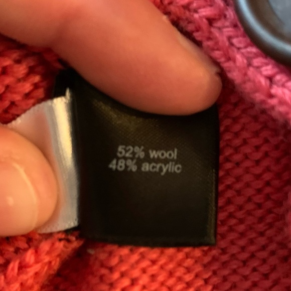 The Limited sweater, turtleneck, dark pink, size extra large - Picture 2 of 2